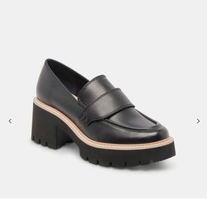Dolce Vita Halona Chunky Leather Loafers